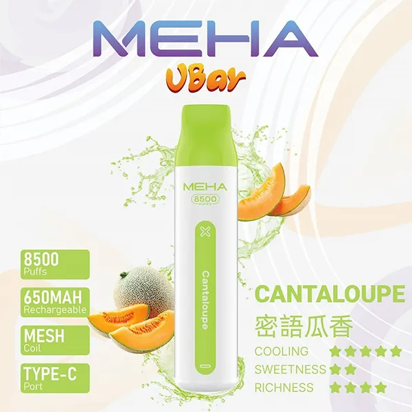 魅嗨拋棄式／一次性電子煙8500口 密語瓜香